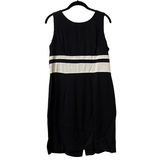 JOHN ROBERTS 2 PIECE JACKET DRESS | BLACK/WHITE | 10 PETITE | - Picture 3 of 10